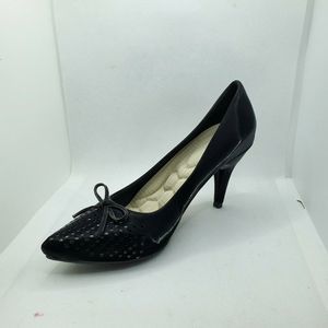 Women's Pink Mesh platform 3" 1/2 high heel dress